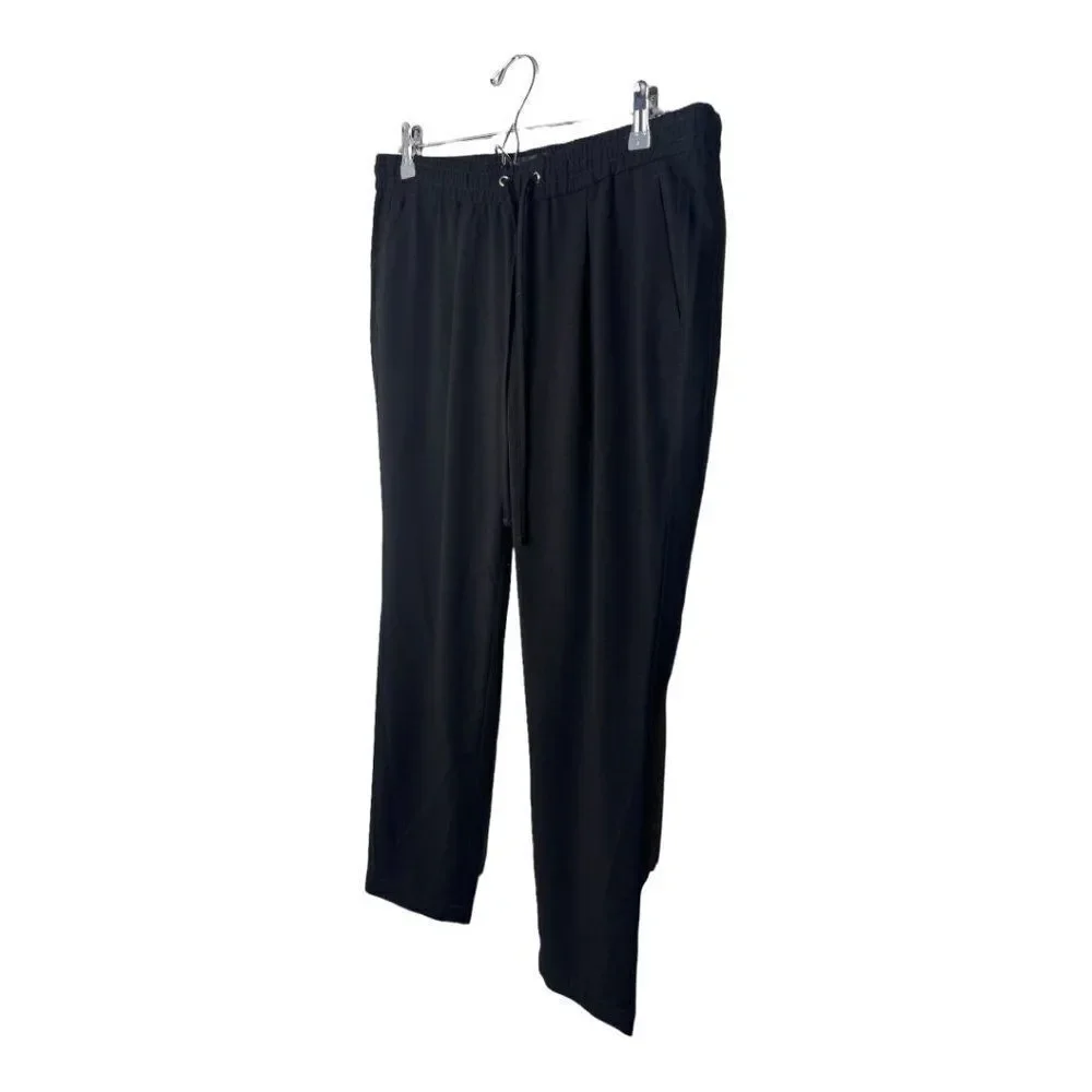 BANANA REPUBLIC Black Elastic Waist Trousers  - Picture 2 of 6